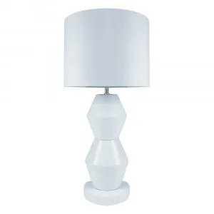 Capri Table Lamp White by null, a Lighting for sale on Style Sourcebook