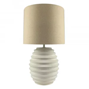 Ischia Table Lamp White by null, a Lighting for sale on Style Sourcebook