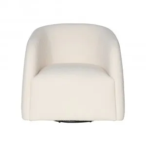 Decker Boucle Ivory Swivel Chair by null, a Chairs for sale on Style Sourcebook
