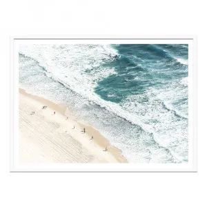 Rolling Waves Framed Print  - 115cm x 85cm by null, a Prints for sale on Style Sourcebook