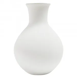 Corfu Vase White Concrete - 35cm Dia by null, a Vases & Jars for sale on Style Sourcebook