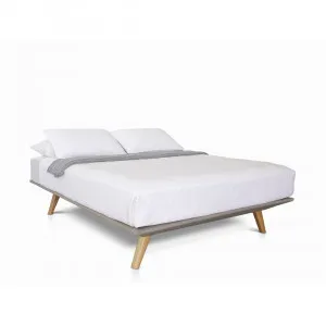 Oslo Bed Base Light Grey by null, a Beds & Bed Frames for sale on Style Sourcebook