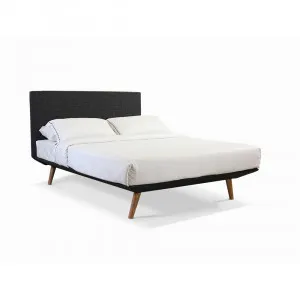 Oslo Bed Frame Charcoal by null, a Beds & Bed Frames for sale on Style Sourcebook