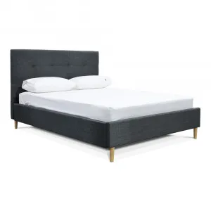 Talia Bed frame Charcoal by null, a Beds & Bed Frames for sale on Style Sourcebook