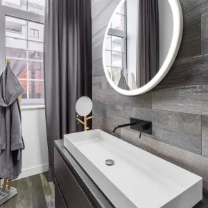 Eclipse Dimmable Frontlit LED Mirror With White Frame &amp; Colour Switch - 60cm / 80cm 600mm No by Luxe Mirrors, a Illuminated Mirrors for sale on Style Sourcebook