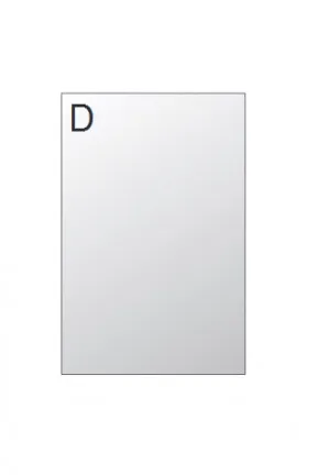 Contemporary Cube Mirror Range - 7 sizes available D: 1200mm x 800mm x 50m by Luxe Mirrors, a Mirrors for sale on Style Sourcebook
