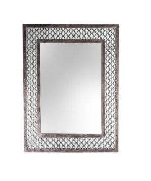 Quadrefoil Decorative Wall Mirror in Bronze or Gold 100cm x 75cm Antique Gold by Luxe Mirrors, a Mirrors for sale on Style Sourcebook
