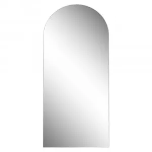 Mansour Arched Floor Mirror White - 80cm x 180cm by null, a Mirrors for sale on Style Sourcebook