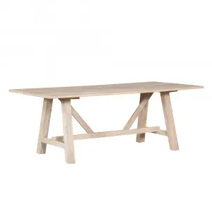 Hamptons Dining Table White Wash - 180cm by James Lane, a Entertainment Units & TV Stands for sale on Style Sourcebook