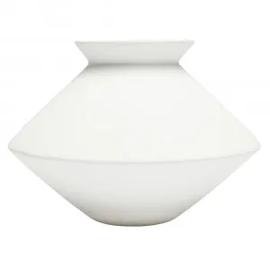Kanali Vase White - 25cm by null, a Vases & Jars for sale on Style Sourcebook