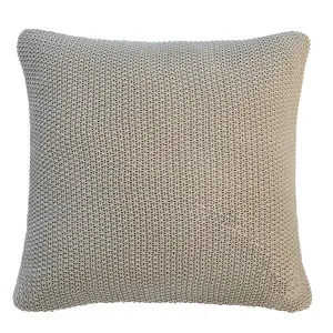 Cotswold Knitted Cushion Pebble - 50cm x 50cm by null, a Cushions, Decorative Pillows for sale on Style Sourcebook