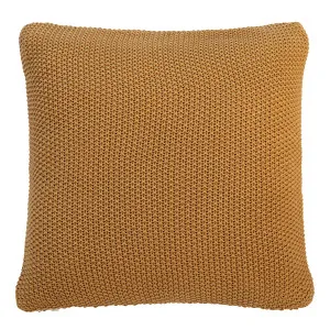 Cotswold Knitted Cushion Saffron - 50cm x 50cm by null, a Cushions, Decorative Pillows for sale on Style Sourcebook
