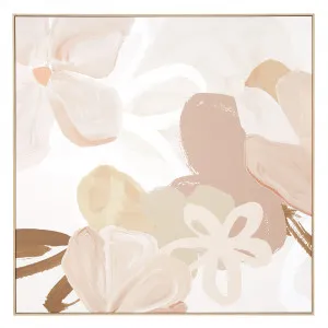 Pastel Bouquet Framed Canvas  - 100cm x 100cm by null, a Painted Canvases for sale on Style Sourcebook