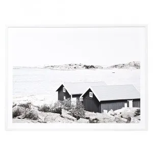 Twin Boathouses Print  - 114cm x 85cm by null, a Prints for sale on Style Sourcebook