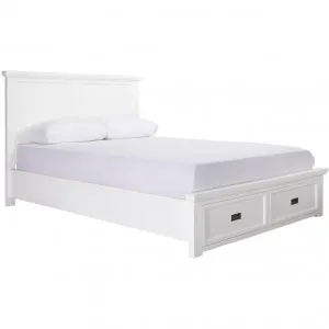 Aspen Storage Bed Frame White by null, a Beds & Bed Frames for sale on Style Sourcebook
