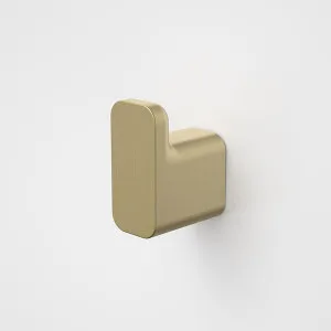 Caroma Luna Robe Hook Brushed Brass by Caroma, a Shelves & Hooks for sale on Style Sourcebook
