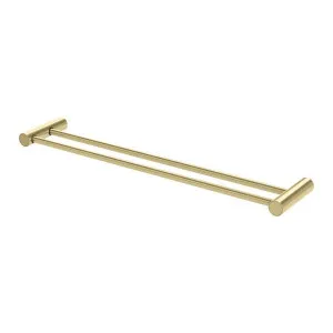 Phoenix Vivid Slimline Double Towel Rail Brushed Gold by PHOENIX, a Towel Rails for sale on Style Sourcebook