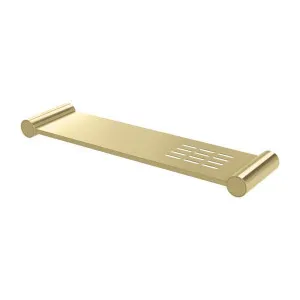 Phoenix Vivid Slimline Metal Shelf Brushed Gold by PHOENIX, a Shelves & Hooks for sale on Style Sourcebook