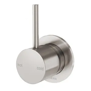 Phoenix Vivid Slimline Up Shower/Wall Mixer-Brushed Nickel by PHOENIX, a Bathroom Taps & Mixers for sale on Style Sourcebook
