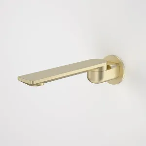 Caroma Urbane II 220mm Round Bath Swivel Outlet Brushed Brass by Caroma, a Bathroom Taps & Mixers for sale on Style Sourcebook