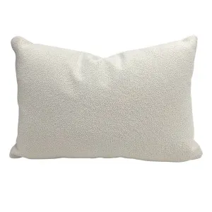 Luna Lumbar Bouclé Cushion by Granite Lane, a Cushions, Decorative Pillows for sale on Style Sourcebook