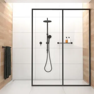 Phoenix Vivid Twin Shower Matte Black by PHOENIX, a Shower Heads & Mixers for sale on Style Sourcebook