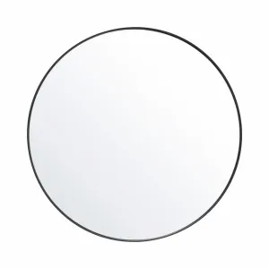 Studio Round Mirror, Black - 120cm by Granite Lane, a Mirrors for sale on Style Sourcebook