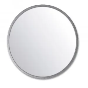 Modern Moon Concrete Frame Bathroom Mirror - 6 colour options - 66cm Stone by Luxe Mirrors, a Vanity Mirrors for sale on Style Sourcebook