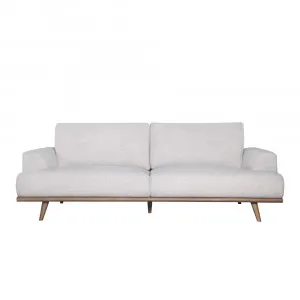 Xander Luna Almond Sofa - 3 Seater by null, a Sofas for sale on Style Sourcebook