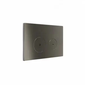 Zaaha Toilet Button & In-Wall Cistern - Brushed Gunmetal by ABI Interiors Pty Ltd, a Toilets & Bidets for sale on Style Sourcebook