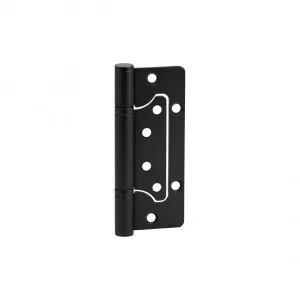 Ellis Flush Door Hinge Pair 130mm - Matte Black by ABI Interiors Pty Ltd, a Door Hardware for sale on Style Sourcebook
