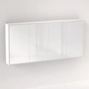 Myra 4 Door Mirror Cabinet 1692mm - Matte White by ABI Interiors Pty Ltd, a Shaving Cabinets for sale on Style Sourcebook