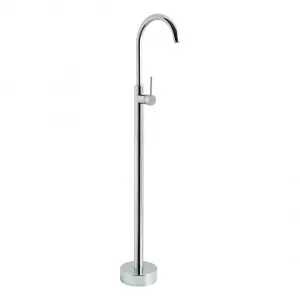 Elysian Floor Mounted Basin/Bath Filler with Mixer - Chrome by ABI Interiors Pty Ltd, a Bathroom Taps & Mixers for sale on Style Sourcebook