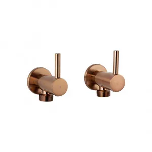Elysian Washing Machine Stops - Brushed Copper by ABI Interiors Pty Ltd, a Laundry Taps for sale on Style Sourcebook