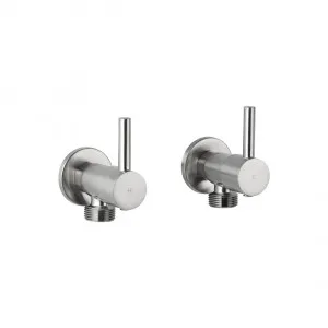 Elysian Washing Machine Stops - Brushed Nickel by ABI Interiors Pty Ltd, a Laundry Taps for sale on Style Sourcebook