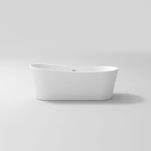 Violet Acrylic Freestanding Bath 1650mm - Matte White by ABI Interiors Pty Ltd, a Bathtubs for sale on Style Sourcebook