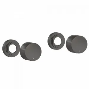 Milani Assembly Handle Kit - Brushed Gunmetal by ABI Interiors Pty Ltd, a Bathroom Taps & Mixers for sale on Style Sourcebook