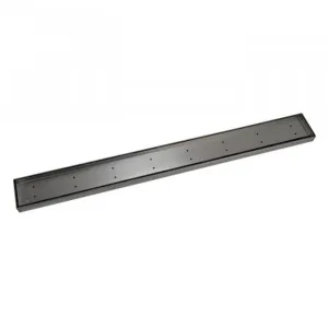 Pixi Tile Insert Shower Channel Waste 900mm - Brushed Gunmetal by ABI Interiors Pty Ltd, a Traps & Wastes for sale on Style Sourcebook