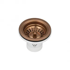 Sink Basket Waste - Brushed Copper by ABI Interiors Pty Ltd, a Traps & Wastes for sale on Style Sourcebook