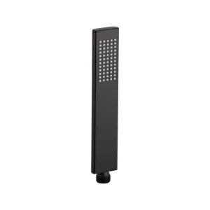 Rounded Rectangle Hand Shower - Matte Black by ABI Interiors Pty Ltd, a Shower Heads & Mixers for sale on Style Sourcebook