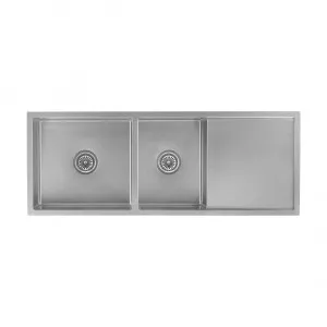 Ontario Double Kitchen Sink - Stainless Steel by ABI Interiors Pty Ltd, a Kitchen Sinks for sale on Style Sourcebook