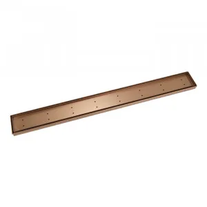 Pixi Tile Insert Shower Channel Waste 900mm - Brushed Copper by ABI Interiors Pty Ltd, a Traps & Wastes for sale on Style Sourcebook