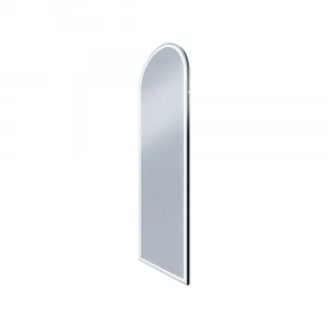 Great Great Arch 600 LED Mirror in Matt Black - 60cm x 180cm by Luxe Mirrors, a Illuminated Mirrors for sale on Style Sourcebook