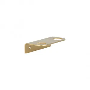 Lira Soap Bottle Holder - Double - Brushed Brass by ABI Interiors Pty Ltd, a Soap Dishes & Dispensers for sale on Style Sourcebook