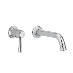 Kingsley Minimal Mixer & Spout Set- Chrome by ABI Interiors Pty Ltd, a Bathroom Taps & Mixers for sale on Style Sourcebook