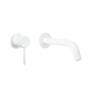 Elysian Minimal Mixer & Spout Set - White by ABI Interiors Pty Ltd, a Bathroom Taps & Mixers for sale on Style Sourcebook