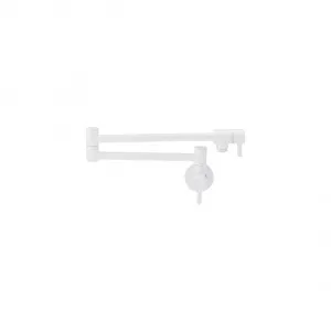 Elysian Pot Filler - White by ABI Interiors Pty Ltd, a Kitchen Taps & Mixers for sale on Style Sourcebook