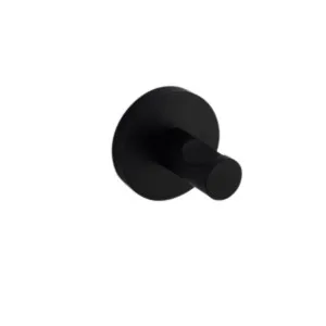 Elysian Robe Hook - Matte Black by ABI Interiors Pty Ltd, a Shelves & Hooks for sale on Style Sourcebook