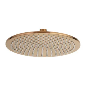 Shower Head Round 250mm - Brushed Copper by ABI Interiors Pty Ltd, a Shower Heads & Mixers for sale on Style Sourcebook