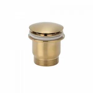Avi Pop-Up Waste - Brushed Brass by ABI Interiors Pty Ltd, a Traps & Wastes for sale on Style Sourcebook